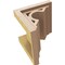 Ekena Millwork 9"W x 9"D x 9"H Wide Sheridan Rough Cedar Woodgrain TimberThane Corbel, Primed Tan CORUR09X09X09SHERCPR - alternate 6